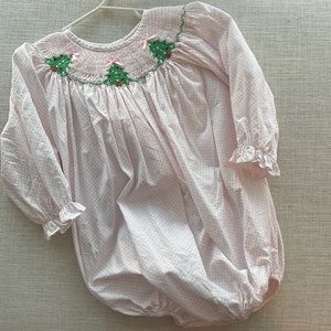 Stitchy fish one piece Christmas trees